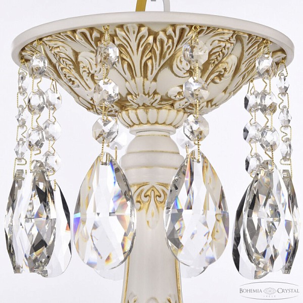 Подвесная люстра Bohemia Ivele Crystal AL7901 белый арт. AL79101/10+5/250/2D B WMG P1 U Line