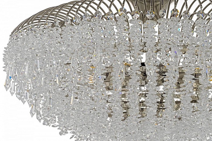 Люстра на штанге Arti Lampadari Delia Nickel серый арт. Delia E 1.3.60.105 N