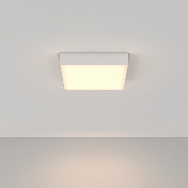 Накладной светильник Maytoni Zon белый арт. C032CL-36W3K-SQ-W