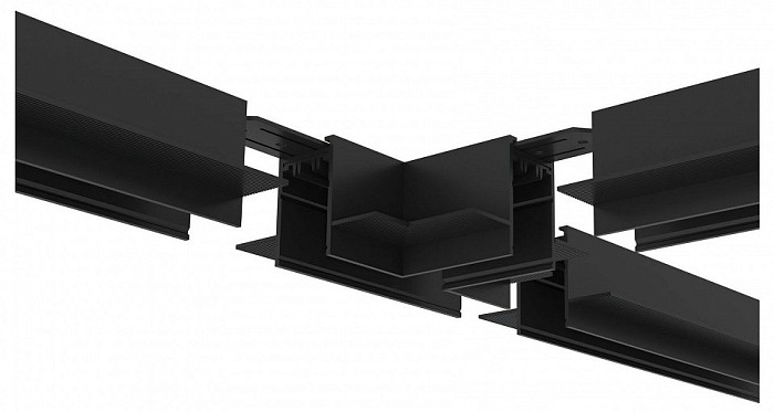Соединитель для треков Denkirs SMART HIDE черный арт. TR2113-BK