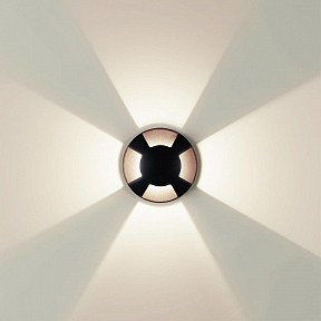 Грунтовый светильник Odeon Light Wald черный арт. 6662/3GL3