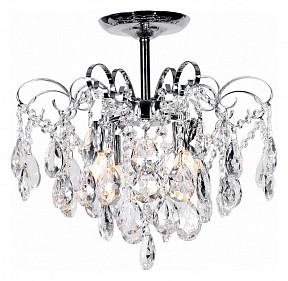 Люстра на штанге Escada Crown серый арт. 1113/4PL Chrome
