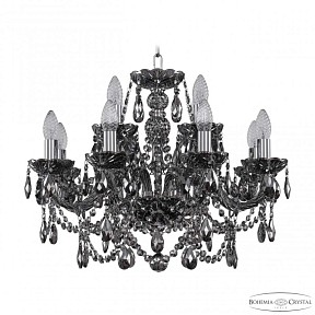 Подвесная люстра Bohemia Ivele Crystal 1411 никель арт. 1411/8+4/195 Ni M731