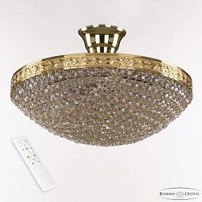 Потолочная люстра Bohemia Ivele Crystal 1932 золото арт. 19321/35IV/LED-DIM G