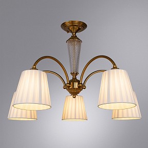 Люстра на штанге Arte Lamp Gracie коричневый арт. A7301PL-5PB