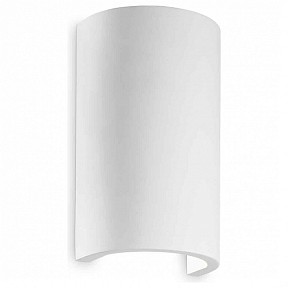 Накладной светильник Ideal Lux Flash белый арт. FLASH GESSO AP1 ROUND