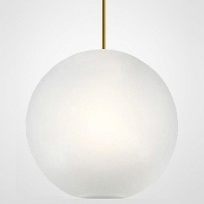 Подвесной светильник Imperiumloft Bubble BOLLE BLS LAMP white glass золото арт. 40.2214