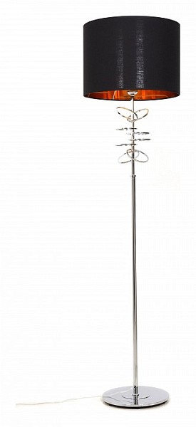 Торшер LUMINA DECO Milari хром арт. LDF 5530 CHR+BK