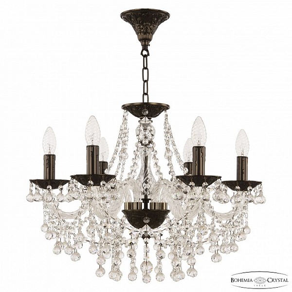 Подвесная люстра Bohemia Ivele Crystal AL1609 бронза арт. AL16309/6/195 PD
