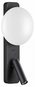 Бра с подсветкой Odeon Light Albergo черный арт. 7048/5WL