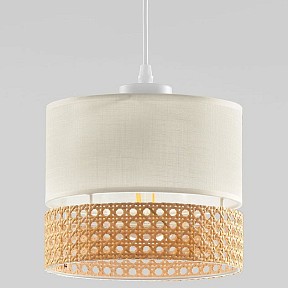 Подвесной светильник TK Lighting Paglia белый арт. 6693 Paglia