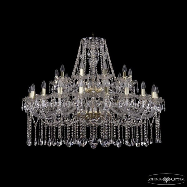 Подвесная люстра Bohemia Ivele Crystal 1413 золото арт. 1413/20+10/400/2d G
