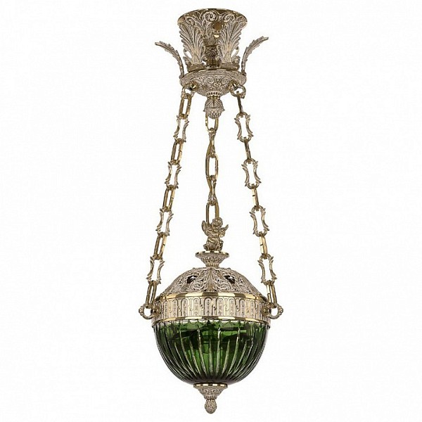 Подвесной светильник Bohemia Ivele Crystal 7100 бронза арт. 71000P/20AZ GW Clear-Green/H-1K Y8 FA1S