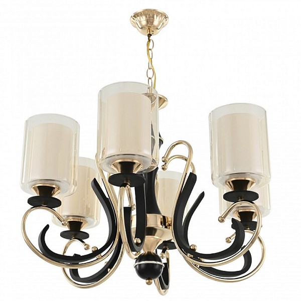 Подвесная люстра Arte Milano Florentia-2237 золото арт. 302237/6 Bk/Gd