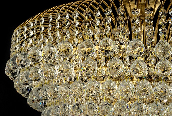 Люстра на штанге Arti Lampadari Empoli Gold желтый арт. Empoli E 1.2.80.100 G