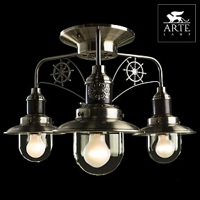 Потолочная люстра Arte Lamp Sailor бронза арт. A4524PL-3AB