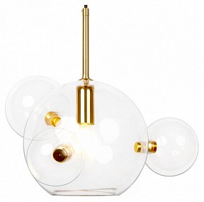 Подвесной светильник Loft it Bolle золото арт. 2027-P4 mini