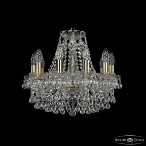 Подвесная люстра Bohemia Ivele Crystal 1409 золото арт. 1409/10/141 Pa