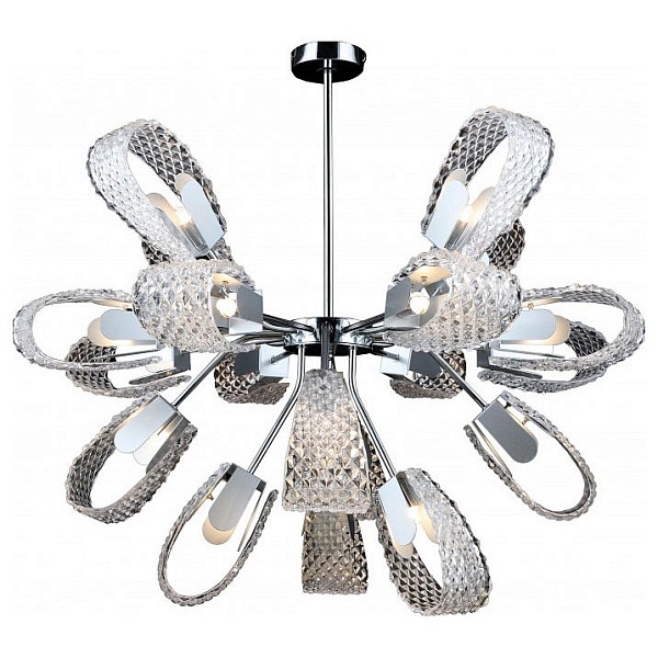 Люстра на штанге Imex LA FLEUR черный арт. MD.2375-19-S-CH+BK