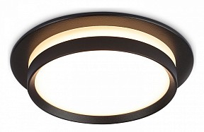 Встраиваемый светильник Ambrella Light TN черный арт. TN5215
