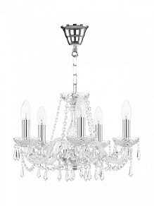 Подвесная люстра Bohemia Ivele Crystal 104 никель арт. 104/5/141 Ni
