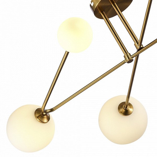 Потолочная люстра EVOLUCE Fantini желтый арт. SLE2211-302-06