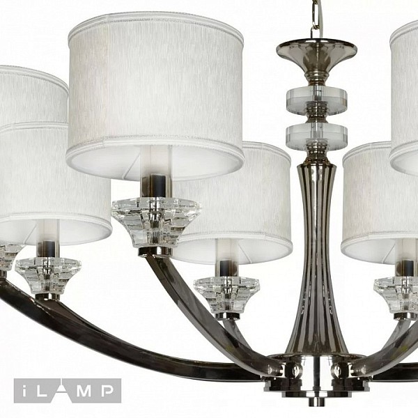 Подвесная люстра iLamp Oxford хром арт. 85175/8 CR