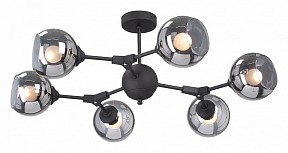 Люстра на штанге Vitaluce V4994 черный арт. V4994-1/6PL