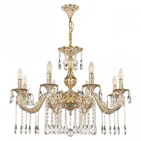 Подвесная люстра Bohemia Ivele Crystal AL7901 золото арт. AL79101/8/250 A GW