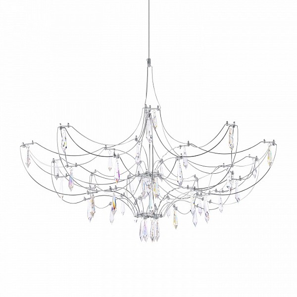 Подвесная люстра Loft it Mira металл арт. 10589/900 Silver Asfour