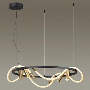 Подвесной светильник Odeon Light Corda черный арт. 4397/55L