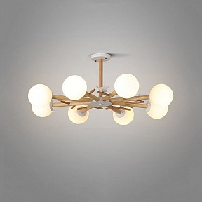 Люстра на штанге Imperiumloft Finch белый арт. FINCH01