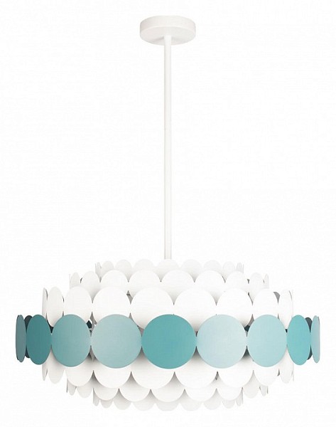 Люстра на штанге Loft it Juicy белый арт. 10310/S Blue