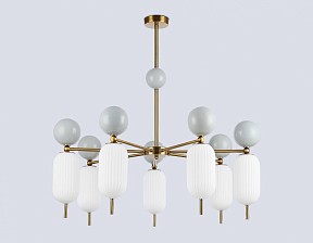 Люстра на штанге Ambrella Light LH белый арт. LH53106