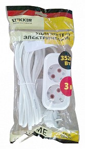 Сетевой фильтр Stekker Home серый арт. 49340