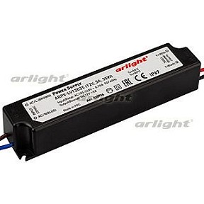 Блок питания Arlight  черный арт. ARPV-LV12035 (12V, 3.0A, 36W)