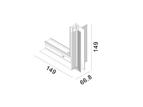 Соединитель для треков DesignLed SY mini черный арт. 00-00006159