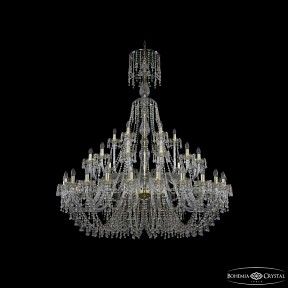 Подвесная люстра Bohemia Ivele Crystal 1410 золото арт. 1410/24+12+6/530/XL-167 G V0300