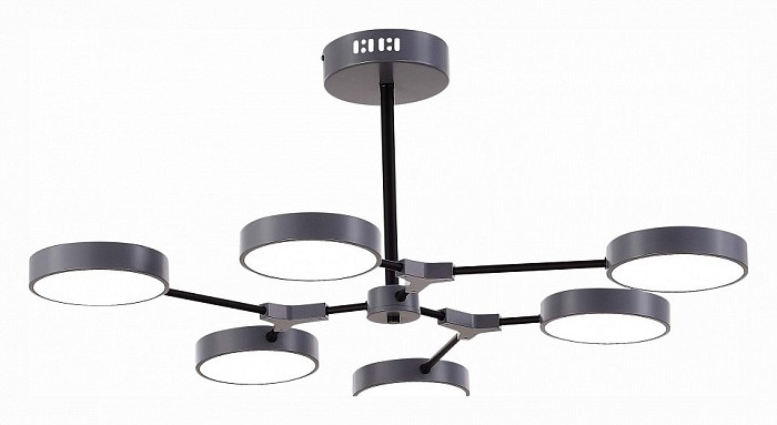 Люстра на штанге EVOLUCE Monta серый арт. SLE6003-702-06