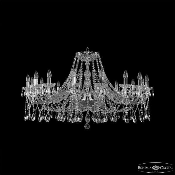 Подвесная люстра Bohemia Ivele Crystal 1413 никель арт. 1413/16/400 Ni