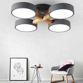 Потолочная люстра Imperiumloft Joist Gray коричневый арт. JOIST01