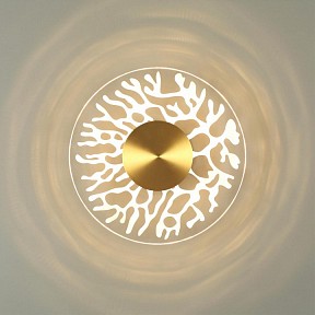 Накладной светильник Odeon Light Solaris коричневый арт. 6627/9WL