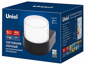 Накладной светильник Uniel ULU-P черный арт. UL-00010515