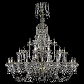 Подвесная люстра Bohemia Art Classic 11.26 золото арт. 11.26.24+12+6.530.XL-168.Gd.B