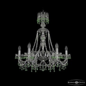 Подвесная люстра Bohemia Ivele Crystal 1410 никель арт. 1410/6/240/XL-74 Ni V5001