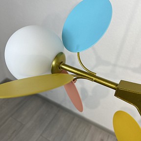 Люстра на штанге Imperiumloft MATISSE золото арт. MATISSE-M01