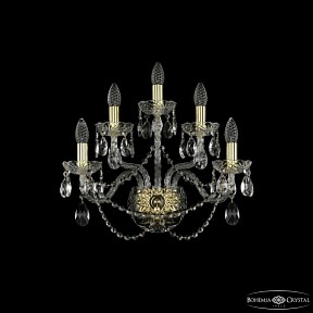 Бра Bohemia Ivele Crystal 1402 золото арт. 1402B/2+2+1/195/XL G