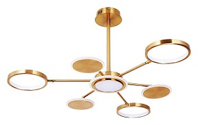 Люстра на штанге Arte Lamp Sienna медь арт. A1363PL-6PB
