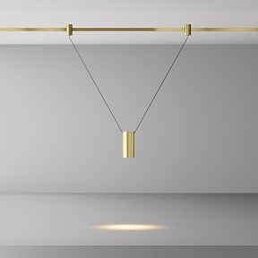 Подвесной светильник Maytoni Technical Focus Led латунь арт. TR157-1-12W3K-BS