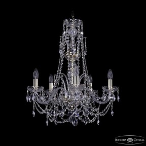 Подвесная люстра Bohemia Ivele Crystal 1411 золото арт. 1411/5/195/Xl-63 G